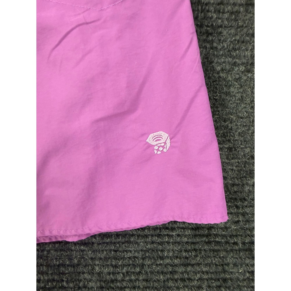 Mountain Hardwear Canyon Hiking Shirt Womens Medium Purple Short Sleeve OL3395 - Picture 2 of 11